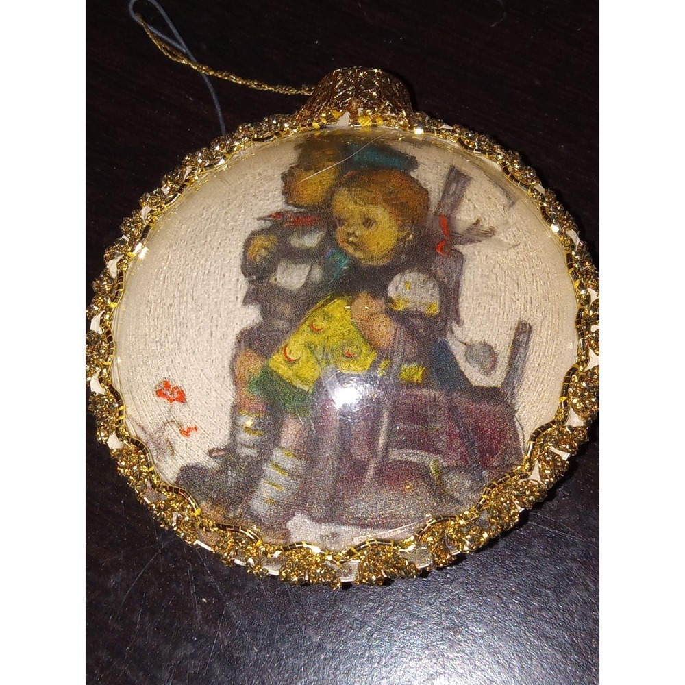 VINTAGE HUMMEL GOEBEL PLASTIC CHRISTMAS ORNAMENTS GERMANY‎